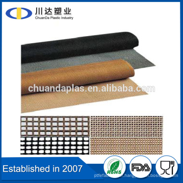 Taixin Fournisseur FDA LFGB Certificat PTFE Teflon Coated Fiberglass Open Mesh Conveyer Belt Price